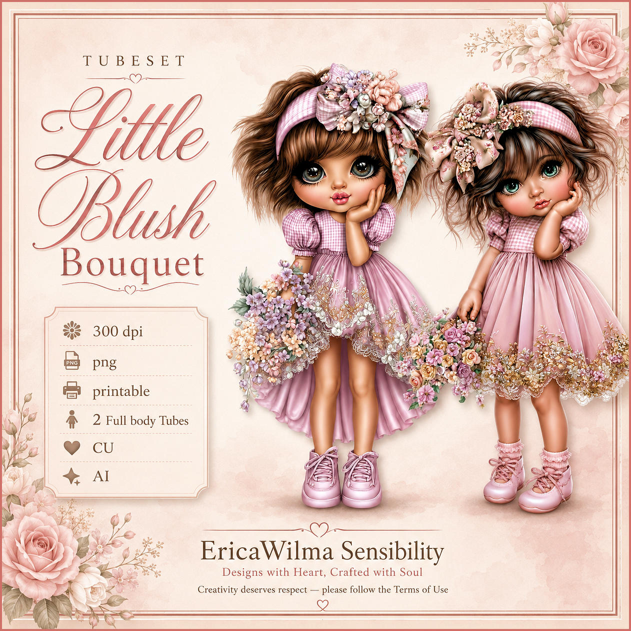 (image for) EW AI Tubeset Little Blush Bouquet